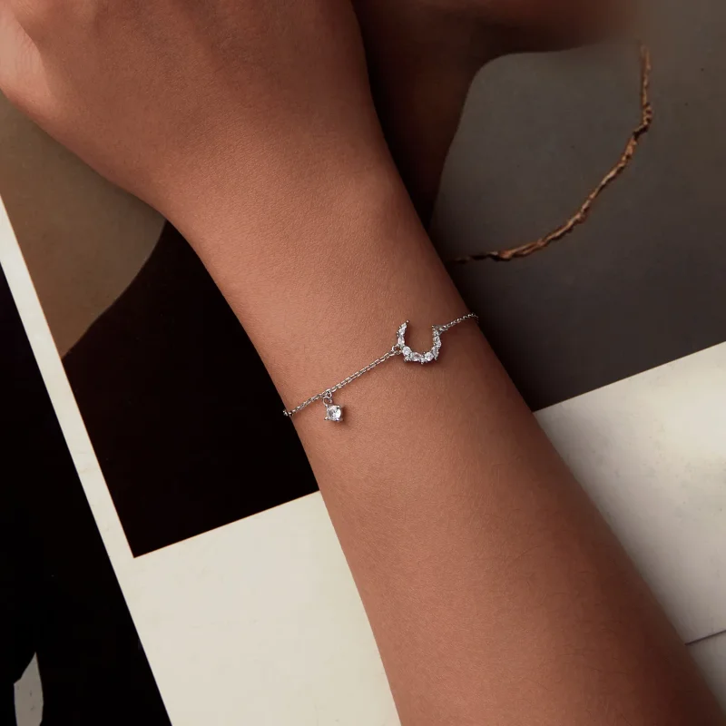 (slika za) Zapestnica v stilu PANDORA Moonlight - BSB174 - Ogled 4