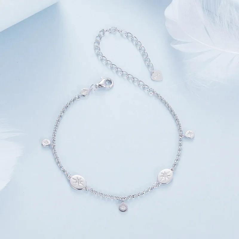 (slika za) Zapestnica z resicami v stilu PANDORA - BSB182 - Ogled 3