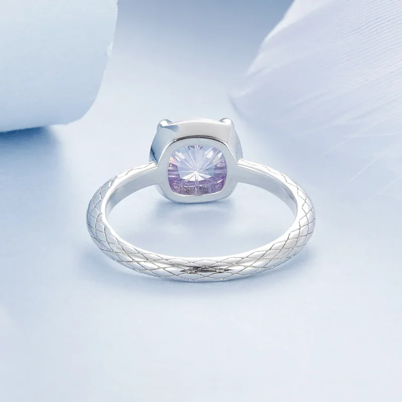 (slika za) Bleščeči prstan za ognjemete v stilu PANDORA - BSR573 - Ogled 4