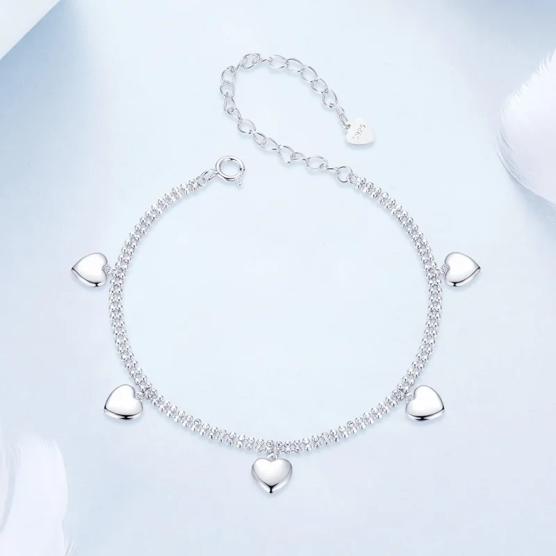 (slika za) Dvoslojna zapestnica iz kroglic PANDORA Style Love - BSB190 - Ogled 4