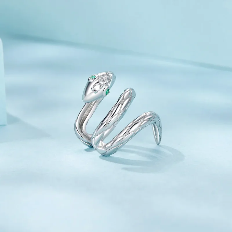 (slika za) Manšeta s kačjim ušesom v stilu PANDORA - SCE1779 - Ogled 2