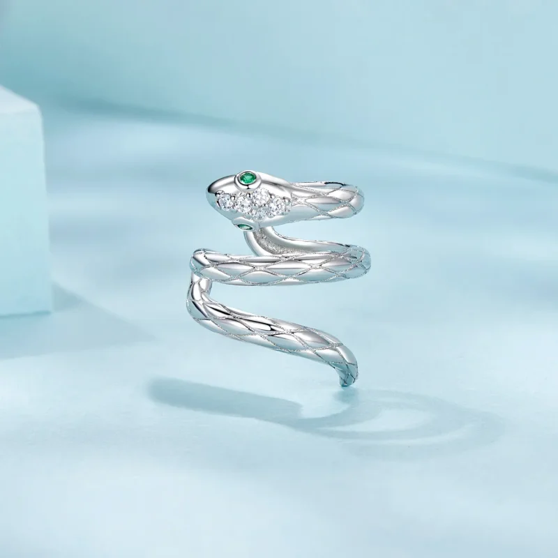 (slika za) Manšeta s kačjim ušesom v stilu PANDORA - SCE1779 - Ogled 3