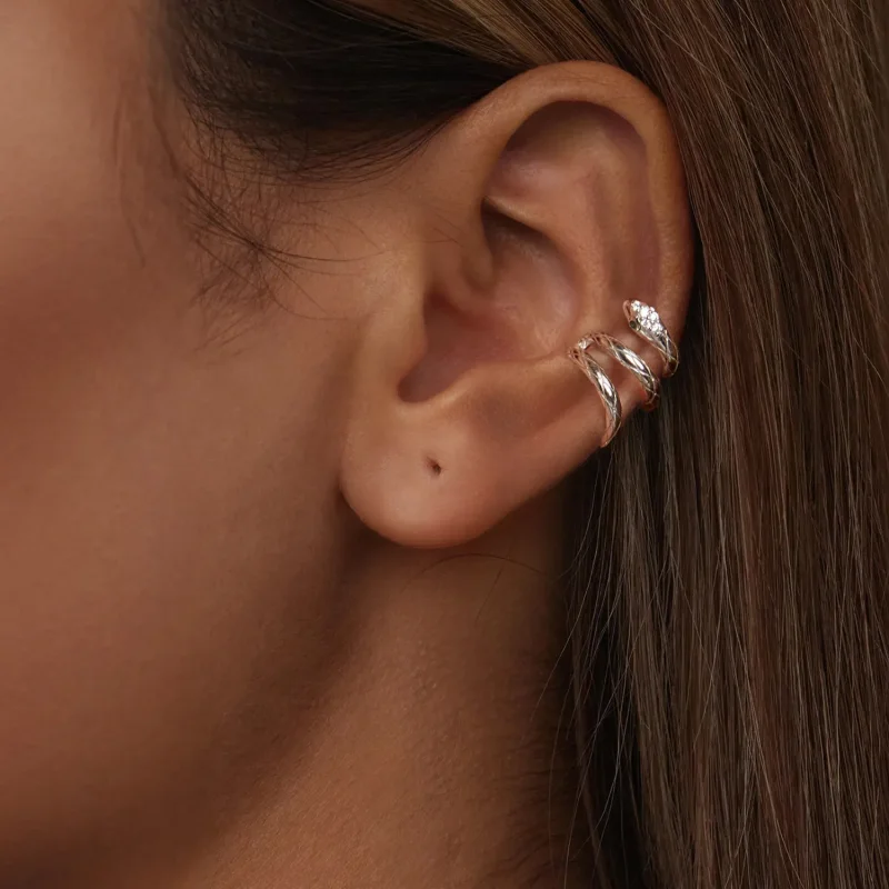 (slika za) Manšeta s kačjim ušesom v stilu PANDORA - SCE1779 - Ogled 6