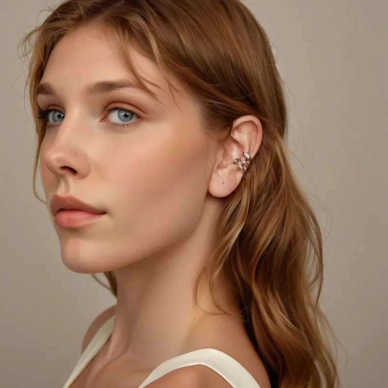 (slika za) Manšeta s kačjim ušesom v stilu PANDORA - SCE1779 - Ogled 8