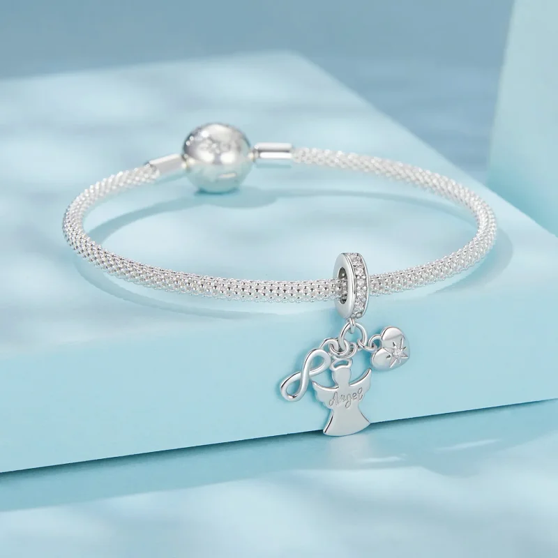 (slika za) Obesek Angel varuh v stilu PANDORA - SCC2902 - Ogled 3