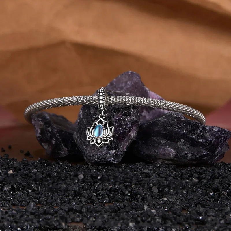 (slika za) Obesek Lotus v slogu PANDORA - SCC2847 - Ogled 3