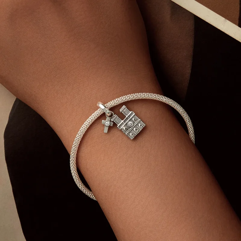 (slika za) Obesek Notre Dame de Paris v stilu PANDORA - SCC2873 - Ogled 6