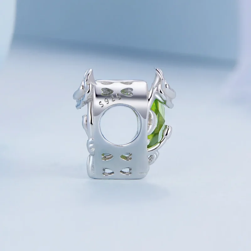 (slika za) Obesek s srcem iz rojstnega kamna PANDORA Style Avgust - BSC660-8 - Ogled 3