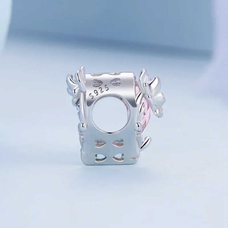 (slika za) Obesek s srcem iz rojstnega kamna PANDORA Style October - BSC660-10 - Ogled 3