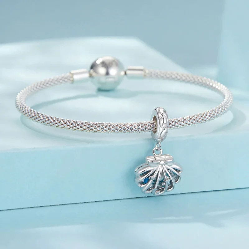 (slika za) Obesek v obliki školjke PANDORA - SCC2884 - Ogled 3