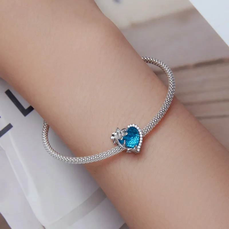 (slika za) Obesek v obliki srca PANDORA Style March - BSC660-3 - Ogled 6