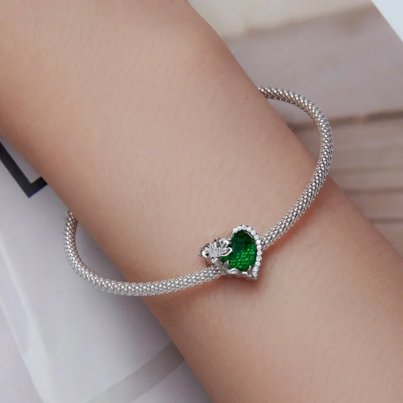 (slika za) Obesek v obliki srca PANDORA Style May - BSC660-5 - Ogled 6