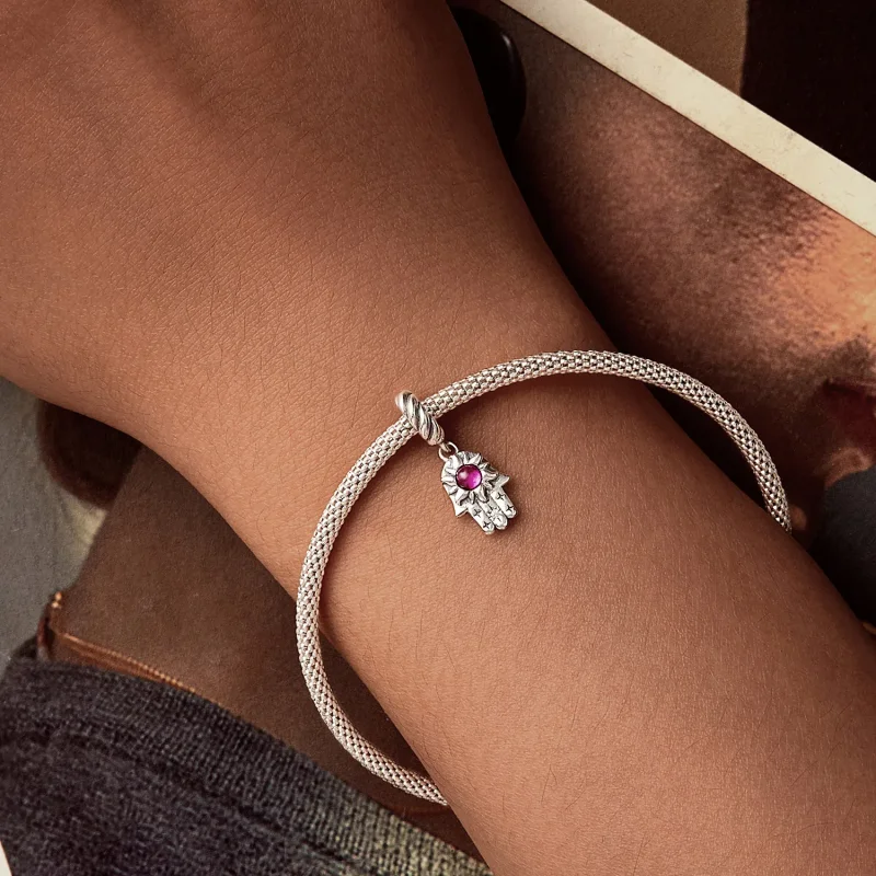 (slika za) Obesek v slogu PANDORA Roka Fatime - SCC2848 - Ogled 5