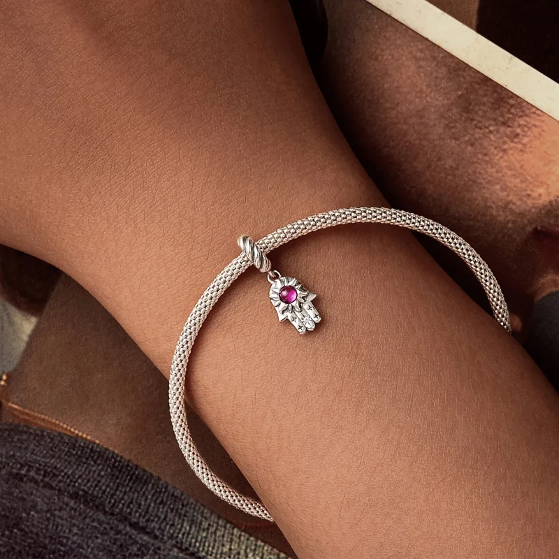 (slika za) Obesek v slogu PANDORA Roka Fatime - SCC2848 - Ogled 6