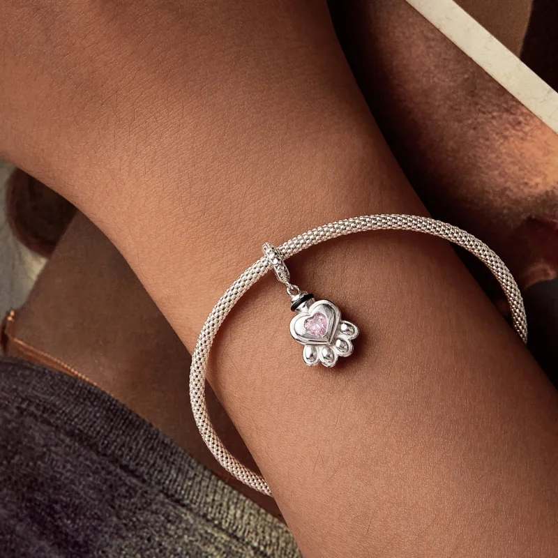 (slika za) Obesek v spominski škatli žare za hišne ljubljenčke PANDORA Style - BSC1037 - Ogled 6