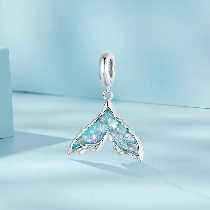 (slika za) Obesek z ribjim repom v stilu PANDORA - SCC2911 - Ogled 2