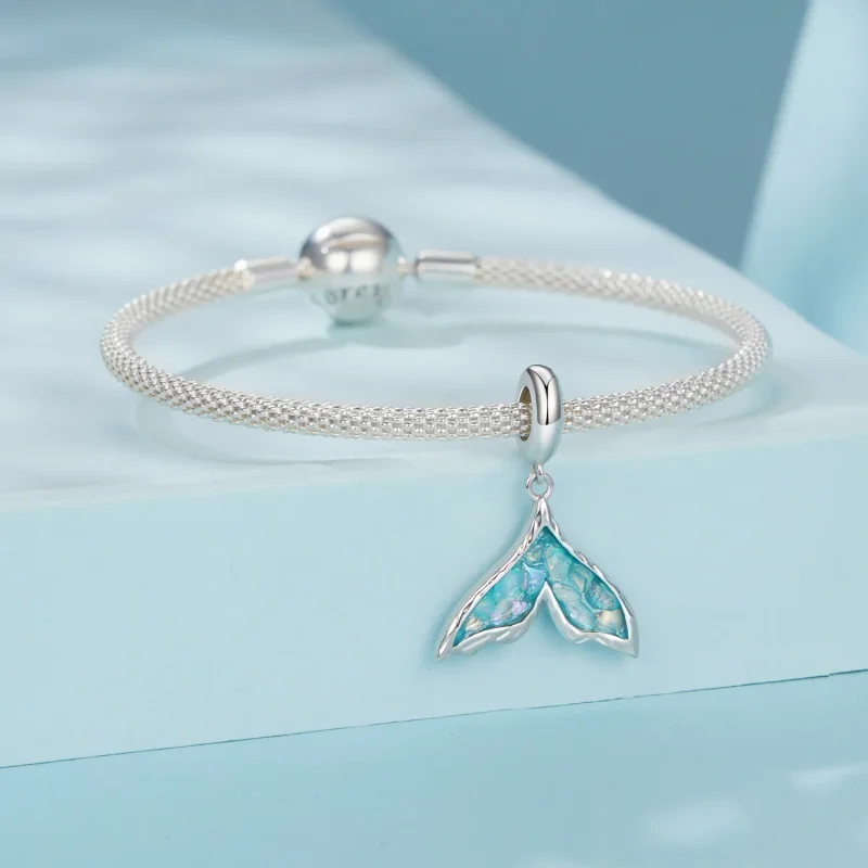 (slika za) Obesek z ribjim repom v stilu PANDORA - SCC2911 - Ogled 3