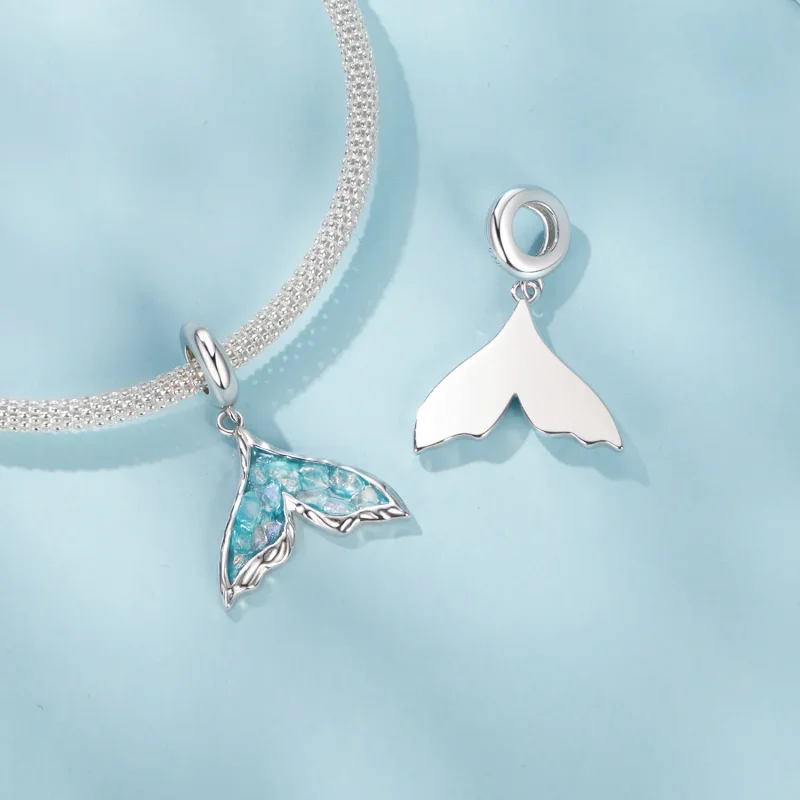 (slika za) Obesek z ribjim repom v stilu PANDORA - SCC2911 - Ogled 4