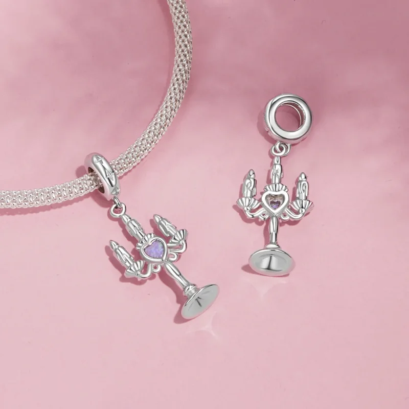 (slika za) Obesek za svečnike v stilu PANDORA - SCC2890 - Ogled 4