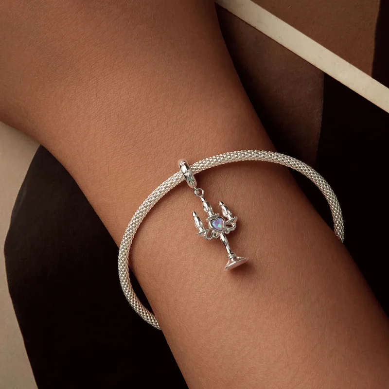 (slika za) Obesek za svečnike v stilu PANDORA - SCC2890 - Ogled 5