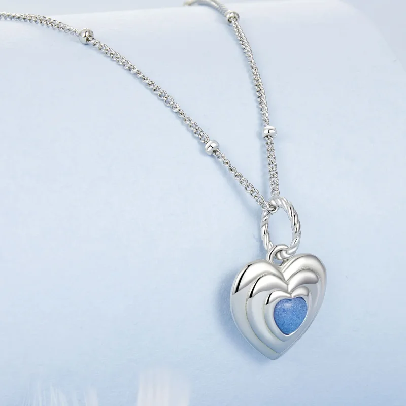 (slika za) Ogrlica PANDORA Style Heart - BSN375 - Ogled 2