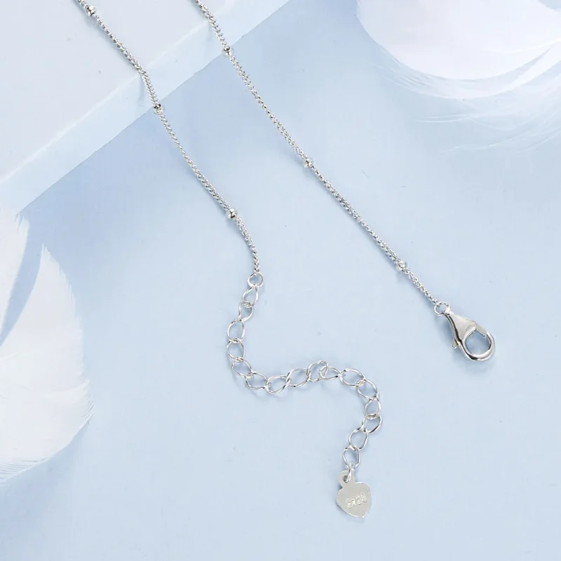 (slika za) Ogrlica PANDORA Style Heart - BSN375 - Ogled 4