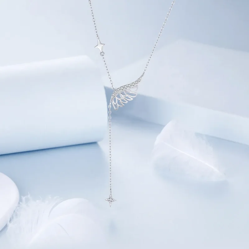 (slika za) Ogrlica s krili v stilu PANDORA - BSN395 - Ogled 3