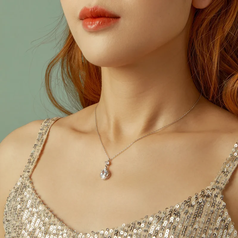(slika za) Ogrlica v obliki solze PANDORA - BSN402 - Ogled 8