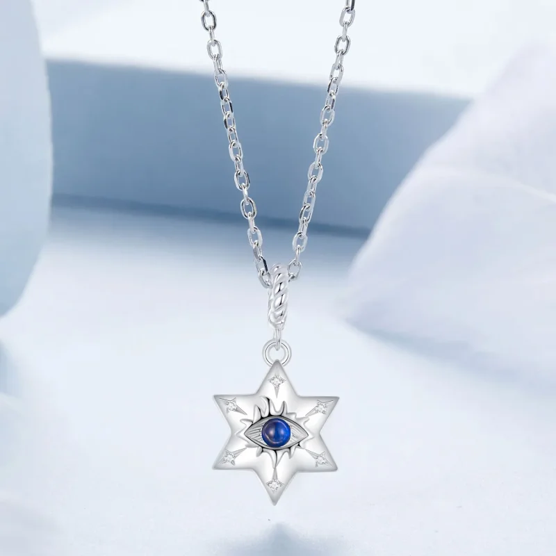 (slika za) Ogrlica z demonskimi očmi v stilu PANDORA Starburst - BSN397 - Ogled 3