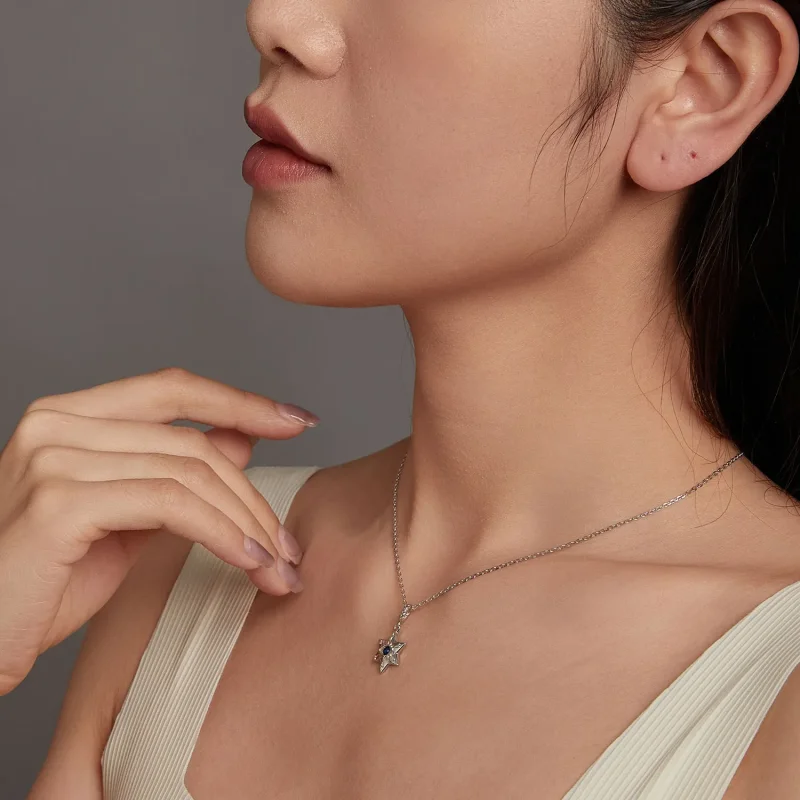 (slika za) Ogrlica z demonskimi očmi v stilu PANDORA Starburst - BSN397 - Ogled 8