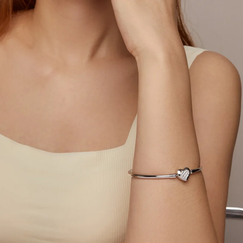 (slika za) Osnovna zapestnica v stilu srca PANDORA - BSB192 - Ogled 9