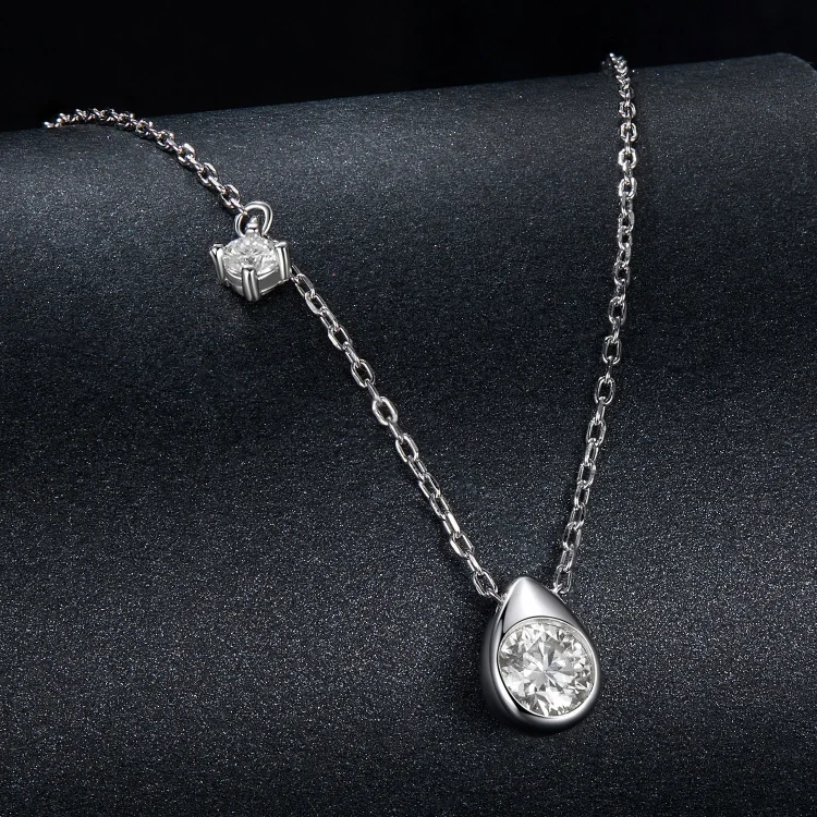 PANDORA Style 0,5ct ogrlica iz moissanita (z enim certifikatom) - MSN037