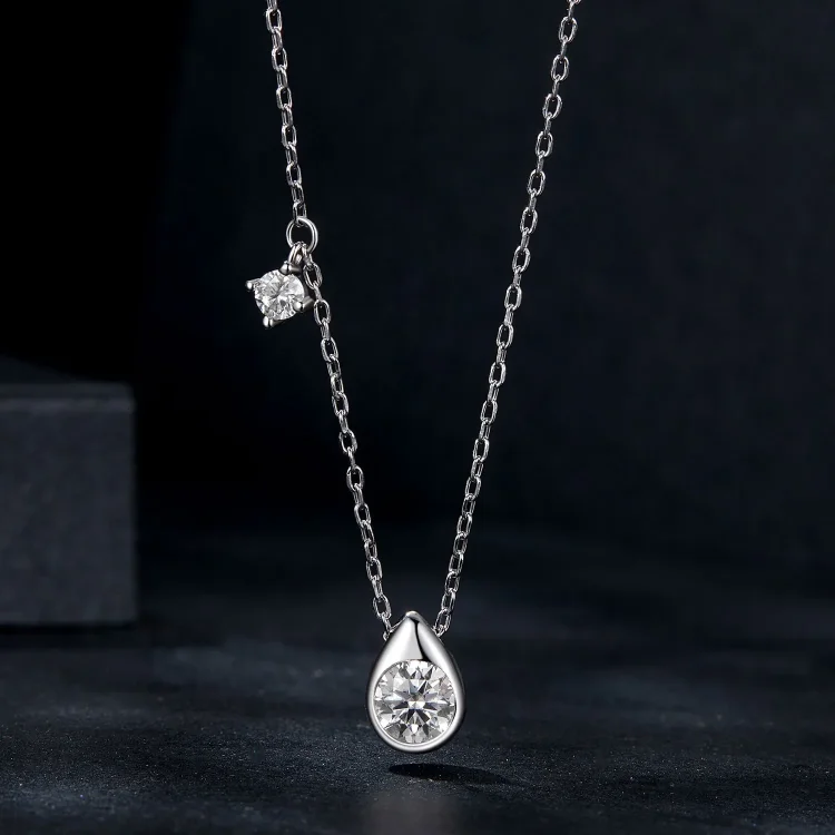 PANDORA Style 0,5ct ogrlica iz moissanita (z enim certifikatom) - MSN037