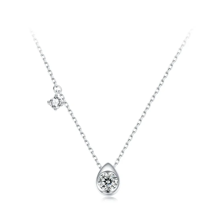 PANDORA Style 0,5ct ogrlica iz moissanita (z enim certifikatom) - MSN037