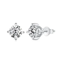 PANDORA Style 1ct uhani iz moissanita - MSE038-L