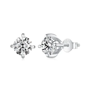 (slika za) PANDORA Style 1ct uhani iz moissanita - MSE038-L