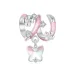 PANDORA Style Butterfly Love Flower Perle - SCC2828