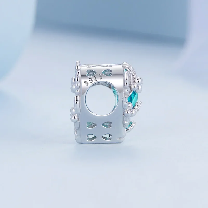 (slika za) PANDORA Style decembrski obesek s srčki iz rojstnega kamna - BSC660-12 - Ogled 3