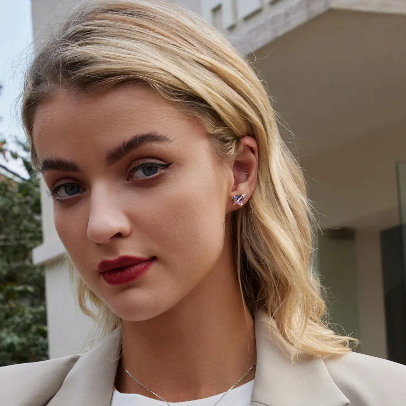 (slika za) PANDORA Style Gradient starry sky uhani - SCE1768 - Ogled 8