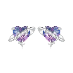 PANDORA Style Gradient starry sky uhani - SCE1768