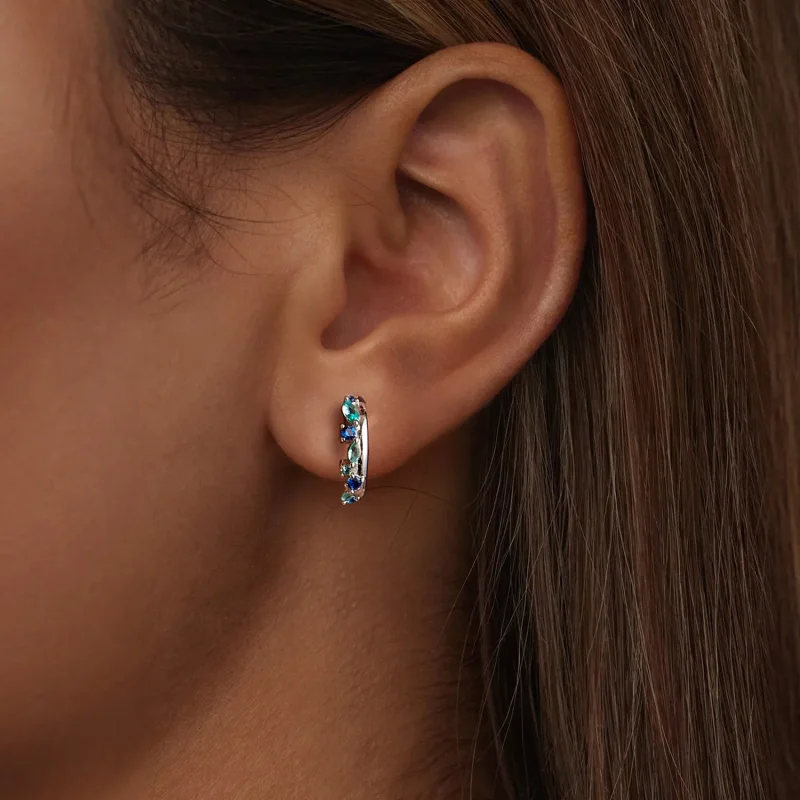 (slika za) PANDORA Style Gramozni uhani - BSE1059 - Ogled 6