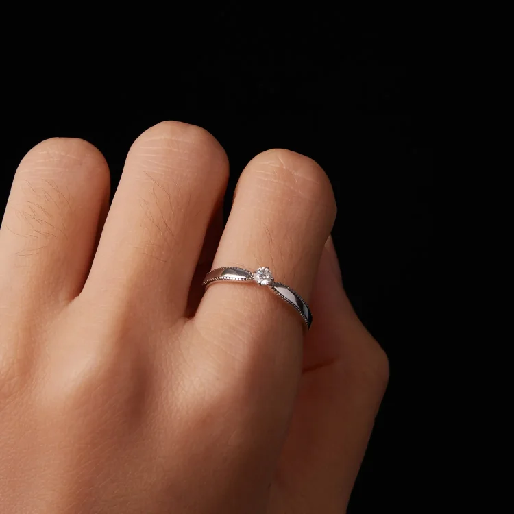 PANDORA Style Izjemen bleščeč prstan (en certifikat) - MSR062