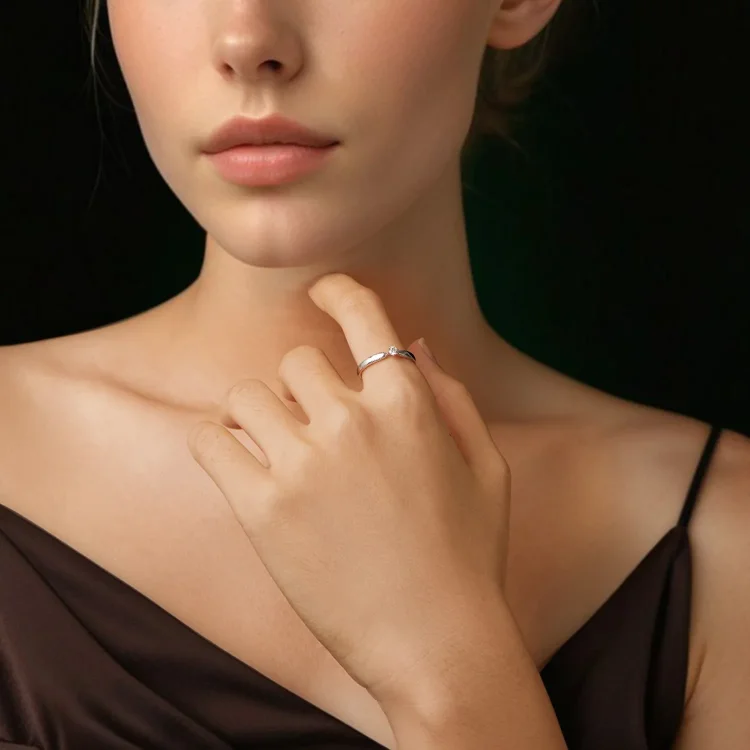 PANDORA Style Izjemen bleščeč prstan (en certifikat) - MSR062