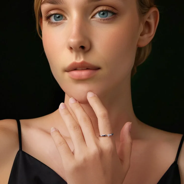 PANDORA Style Izjemen bleščeč prstan (en certifikat) - MSR062