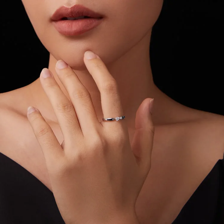 PANDORA Style Izjemen bleščeč prstan (en certifikat) - MSR062