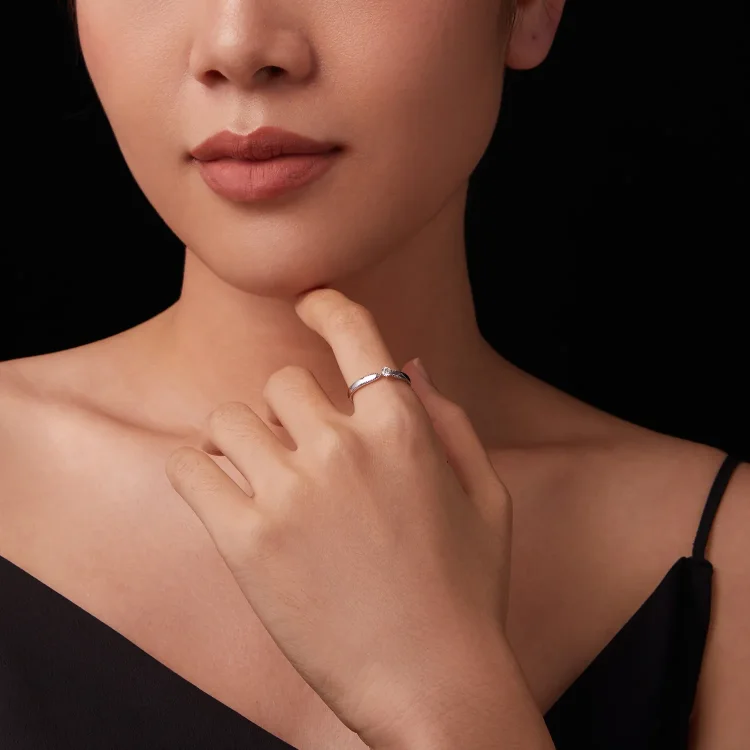 PANDORA Style Izjemen bleščeč prstan (en certifikat) - MSR062