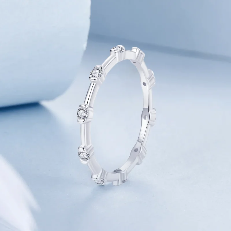 (slika za) PANDORA Style Izjemen majhen enojni prstan - BSR576 - Ogled 2