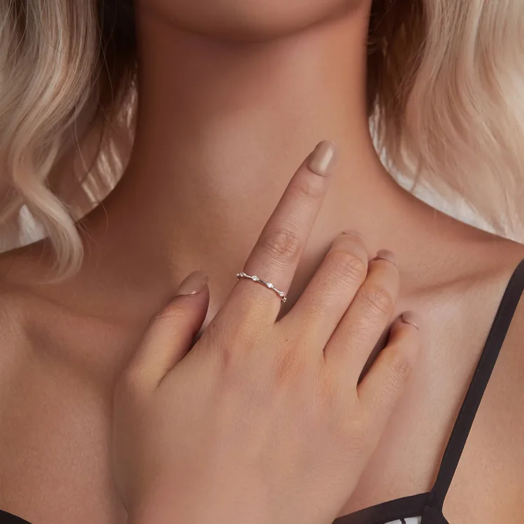 PANDORA Style Izjemen majhen enojni prstan - BSR576