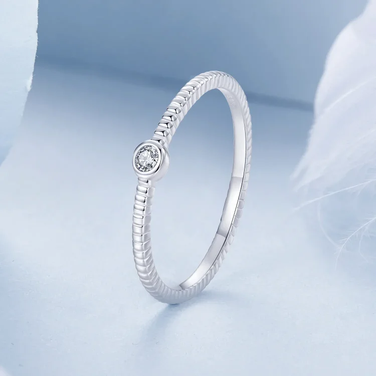 PANDORA Style Izjemen majhen enojni prstan - BSR577