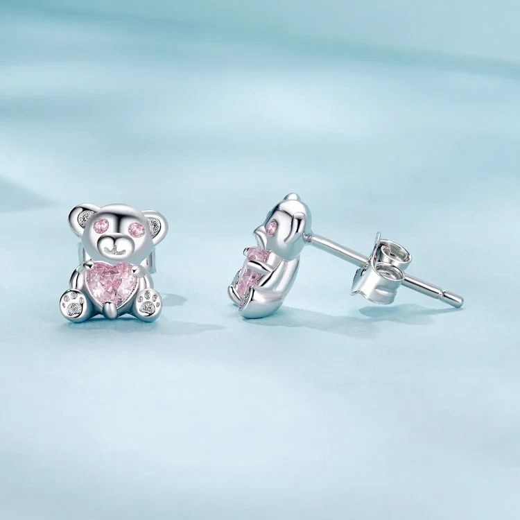 PANDORA Style Love Bear Uhani - SCE1774